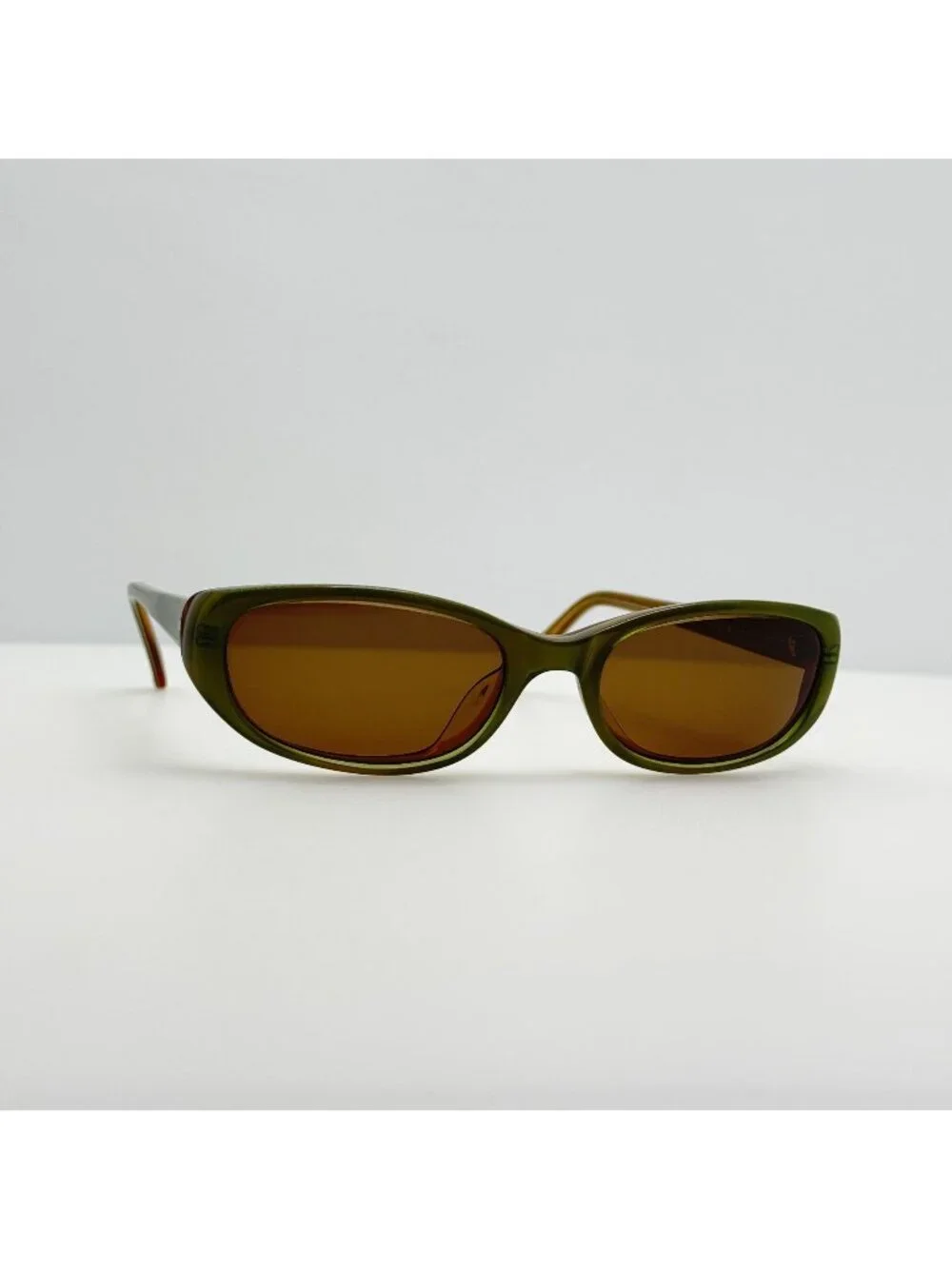 Dita Sunglasses Pearl Green Orange Vintage Retro